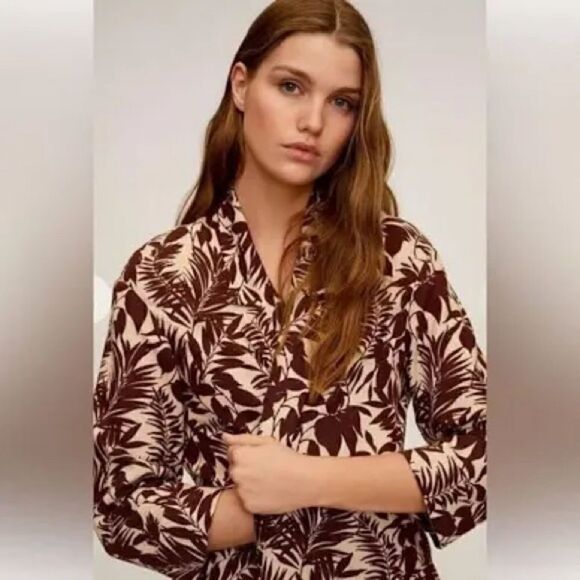 NEW Mango Oversized Tropical Blazer - Picture 2 of 8
